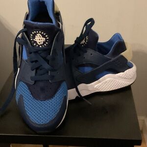 Nike Huarache Blue and White Men's Sneakers